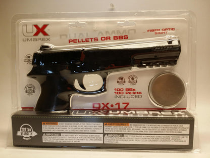 Umarex DX17 .177 Caliber BB Gun Air Pistol - Includes 200 Steel BBs