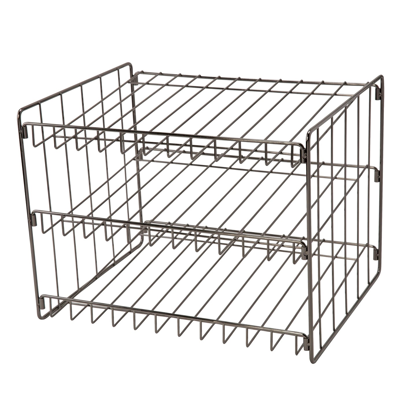Kitchen Details 3 Tier Can Organizer | Canned Food Storage Rack | Kitchen Cabinet and Pantry Organization | Holds 36 Cans | Space Saving | Chrome