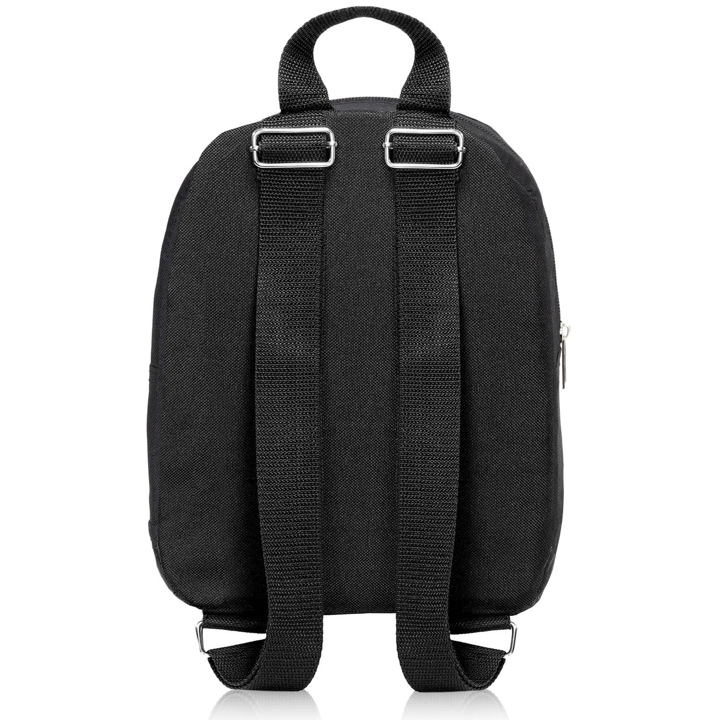 SANRIO Kuromi Mini Backpack with Wallet Set - Bundle with 10 Woven Backpack with Front Pocket and Card Organizer for Women | Kuromi Travel Bag Set