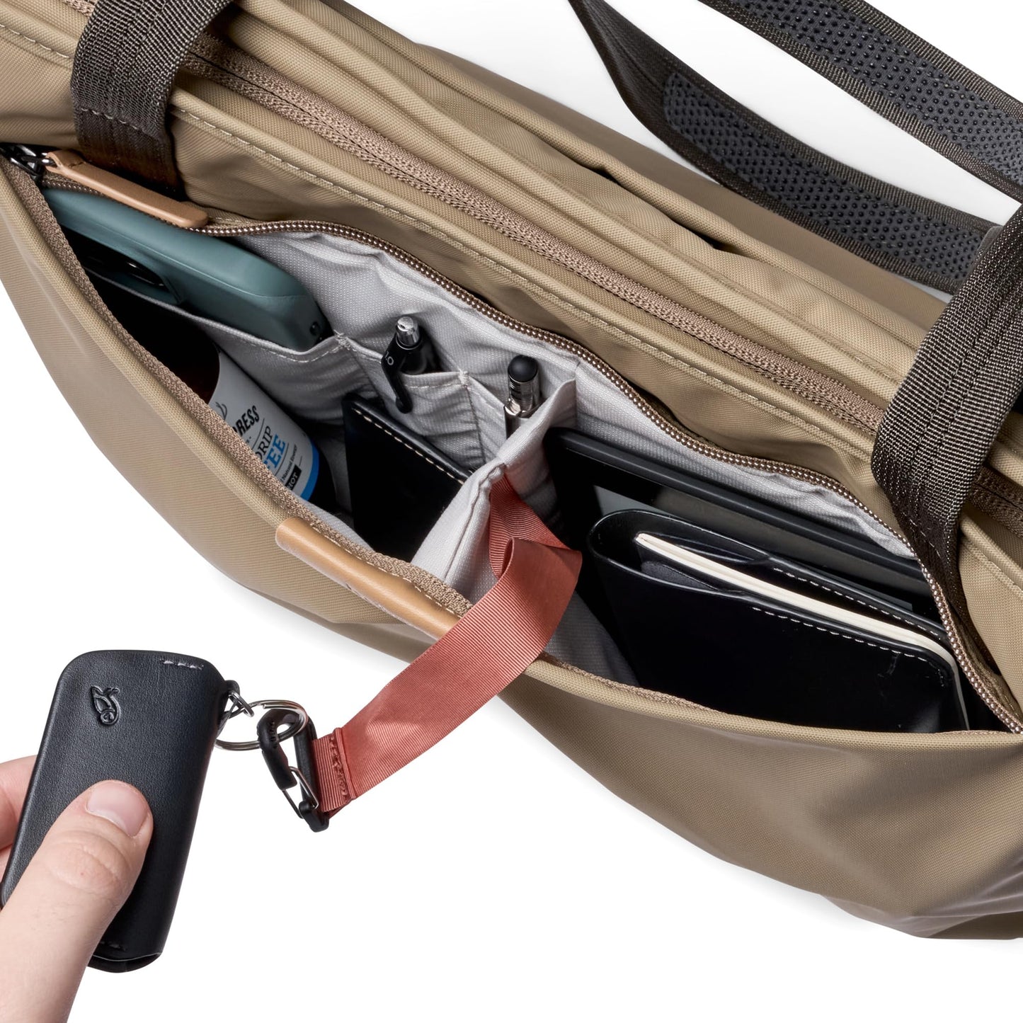 Bellroy Tokyo Wonder Tote (12L laptop tote bag, fits 14” laptop) - Khaki