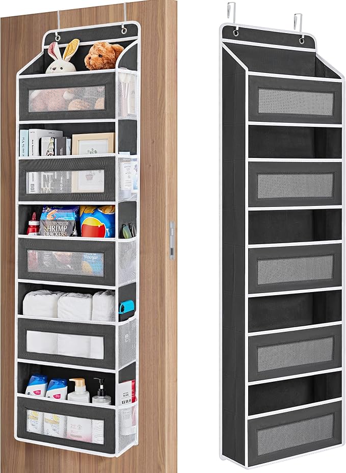 JARLINK Over the Door Organizer Storage, 5 shelf Hanging Organizer