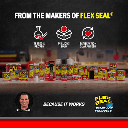 Flex Seal, 14 oz, Almond, Stop Leaks Instantly, Waterproof Rubber Spray On Sealant Coating, Perfect for Gutters, Wood, RV, Campers, Roof Repair, Skylights, Windows, and More