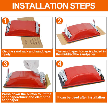 VRKET Wet & Dry Sandpaper Set, 42 Sheets of 120 to 3000 grit Sandpaper with Sanding Block Sander,for Wood Furniture Finishing Metal Automotive Sanding Polishing