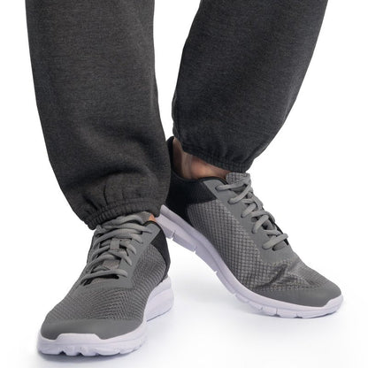 Fruit of the Loom mens Eversoft Fleece & Joggers (Regular Big Man) Sweatpants, Elastic Bottom - Black Heather, X-Large US