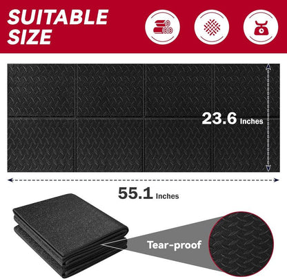 Walking Pad Mat - High Density Floor Protection for Carpet & Hardwood | 0.2" Thick, Foldable
