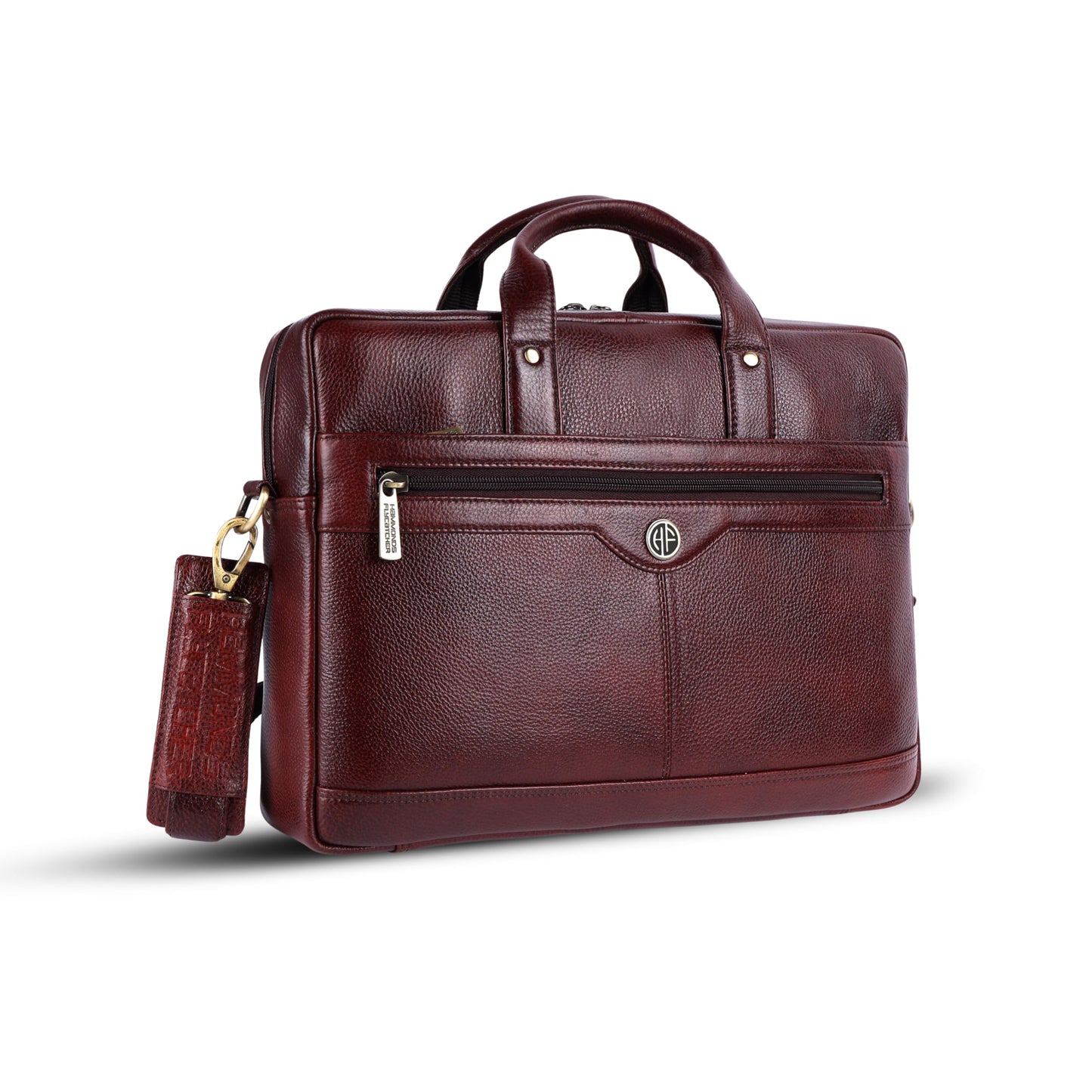 HAMMONDS FLYCATCHER Genuine Leather Executive Formal Office Bag, Shoulder Laptop Messenger Bag for Men, MacBook, Notebook Upto 16 Inch, Handbags with Shoulder Straps, Brown, LB138