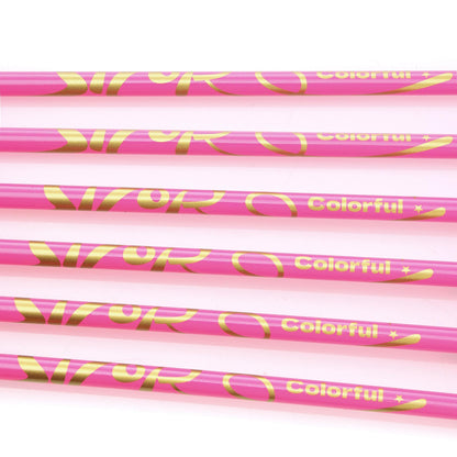 annastar 30" Carbon Feather Arrows Practice Hunting Arrows Spine 300 340 400 500 600 700 800 for Recurve Bow & Compound Bow (12 pcs) (30inch Spine 600, Blush Pink)