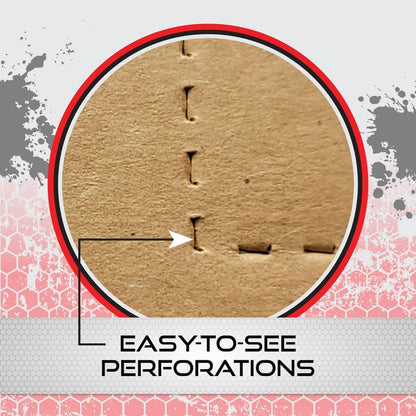 60 Official USPSA Cardboard Targets, Competition Torso Target, Full Size USPSA Cardboard Targets, Silhouette Shooting Target, Rifles, Handguns, & Shotguns, (60 Target Pack, USPSA)