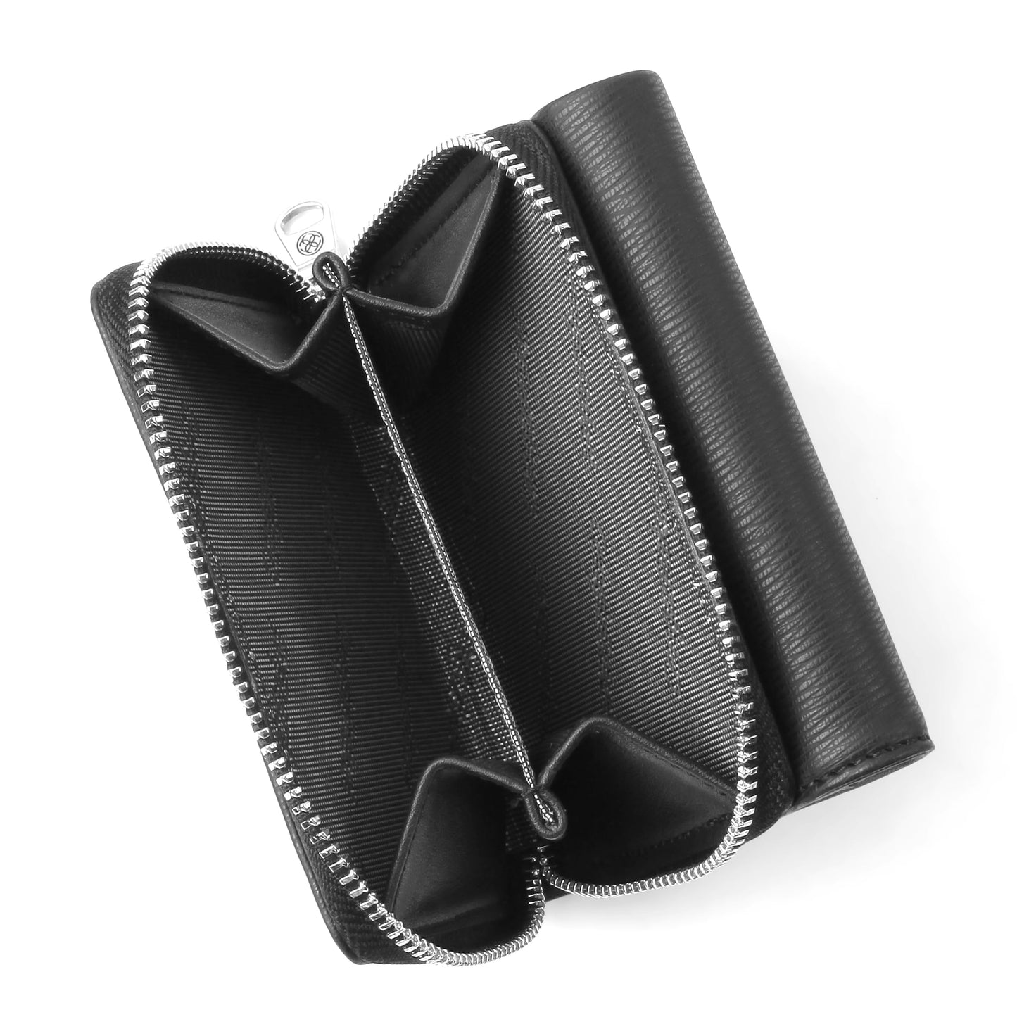 CengizPakel Vegan Leather Wallet for Women – Compact Bifold Card Holder with Zipper Pocket, ID Window & Multiple Card Slots