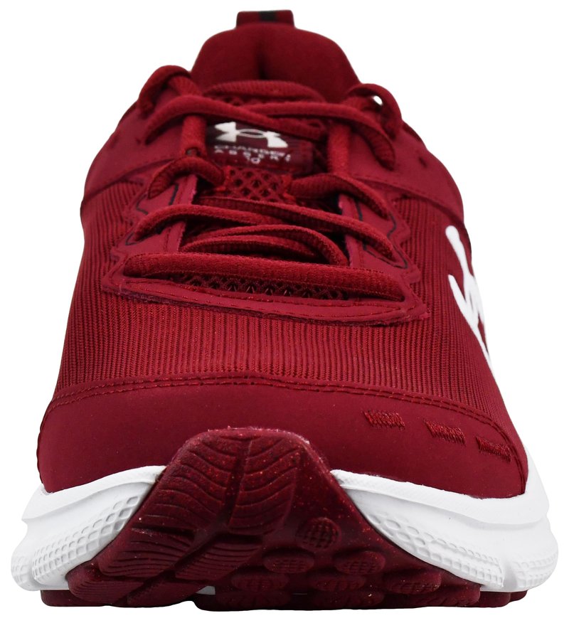 Under Armour Men's Charged Assert 10 Shoes, Cardinal/Cardinal/White, 8