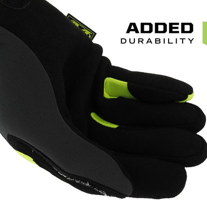 Mechanix Wear Original Hi-Viz D5 Cut Resistant Gloves - For Construction - Breathable Work Gloves - Touchscreen Compatible - Synthetic Leather - Fluorescent Yellow - XX-Large