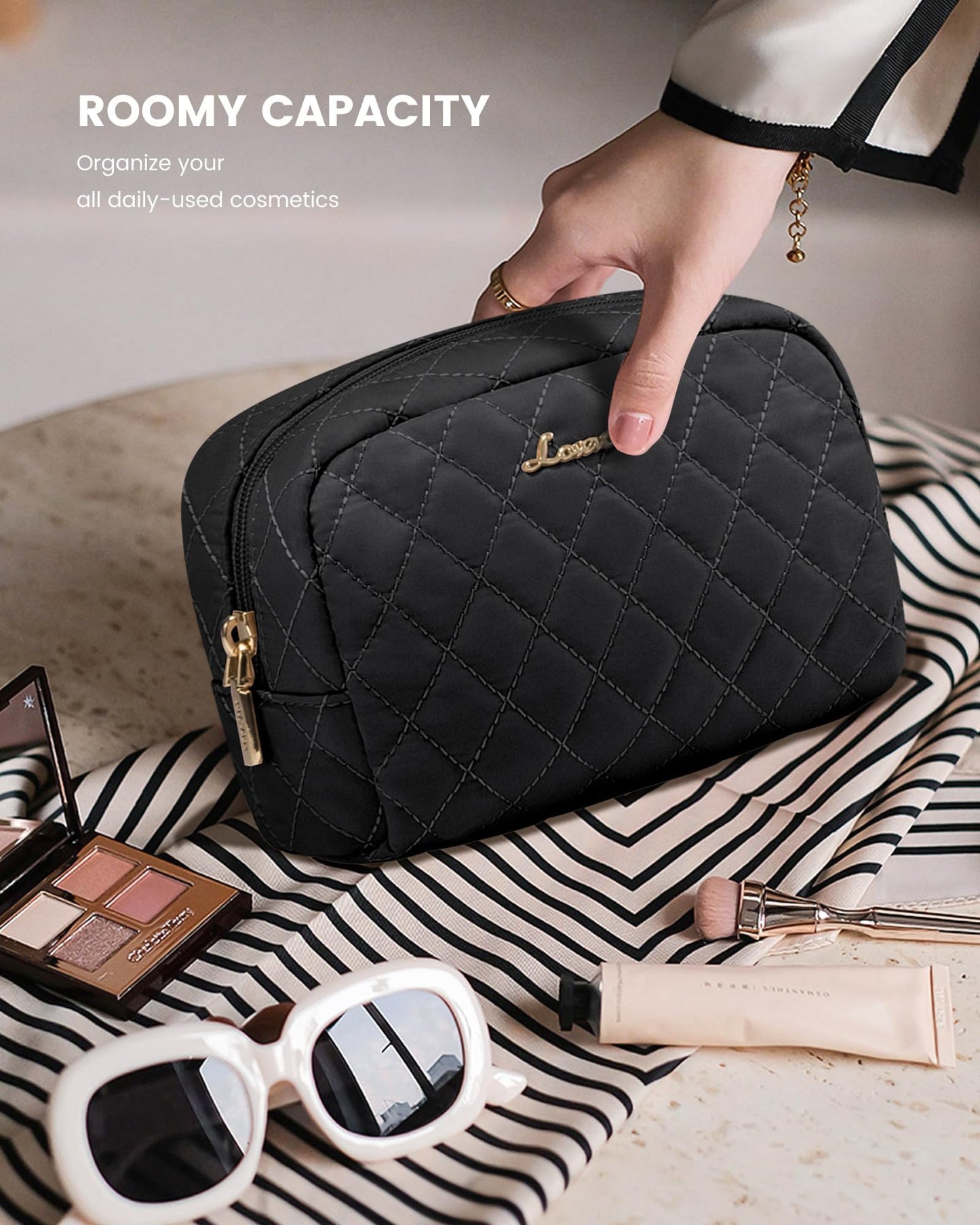 LOVEVOOK Travel Duffle Bag, Weekender Bag for Women with Toiletry Bag, Carry on Overnight Bag with Shoe Compartment, Gym Duffel Bag with Wet Pocket, Mommy Hospital Bags for Labor and Delivery