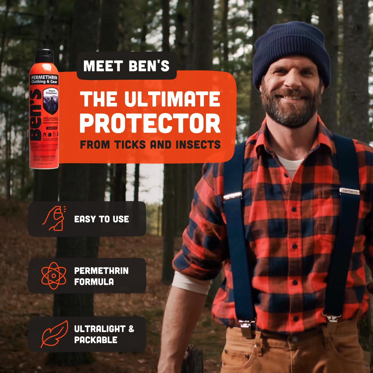 Ben's Clothing & Gear Insect Repellent 6 oz. Continuous Spray - 3 Pack