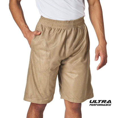Ultra Performance Men's Athletic Mesh Short's 3 Pack Mens Basketball Shorts Gym Workout & Sport Short with Pockets for Men