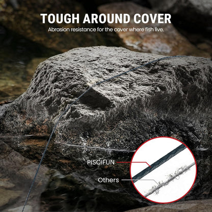 Piscifun Onyx Braided Fishing Line Advanced Superline Braid Lines 150Yd 20lb Gray