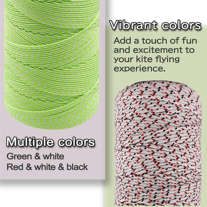 9KM DWLIFE Braided Dacron Kite String 120lb 500ft Polyester yoyo String Mason Line Thread Heavy Duty Rope Outdoor