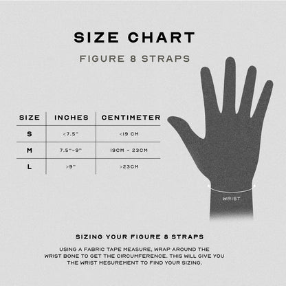 Gymreapers Figure 8 Lifting Straps for Deadlift, Powerlifting, Strongman, & Cross Training Strong Weightlifting Wrist Straps for Men, Women (Red, Small)