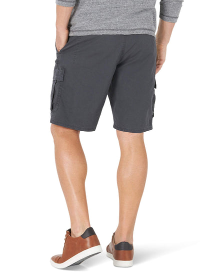 Wrangler Authentics Men's Classic Cargo Stretch Short, Anthracite, 30