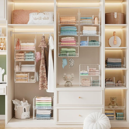 4 Tier Extra Large Hanging Closet Organizer, Closet Organizer Hanging
