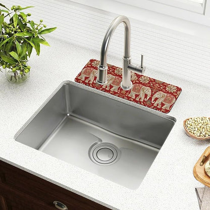 Kitchen Sink Splash Guard 1 PC 30 Inch Sink Faucet Mat Splash Guard