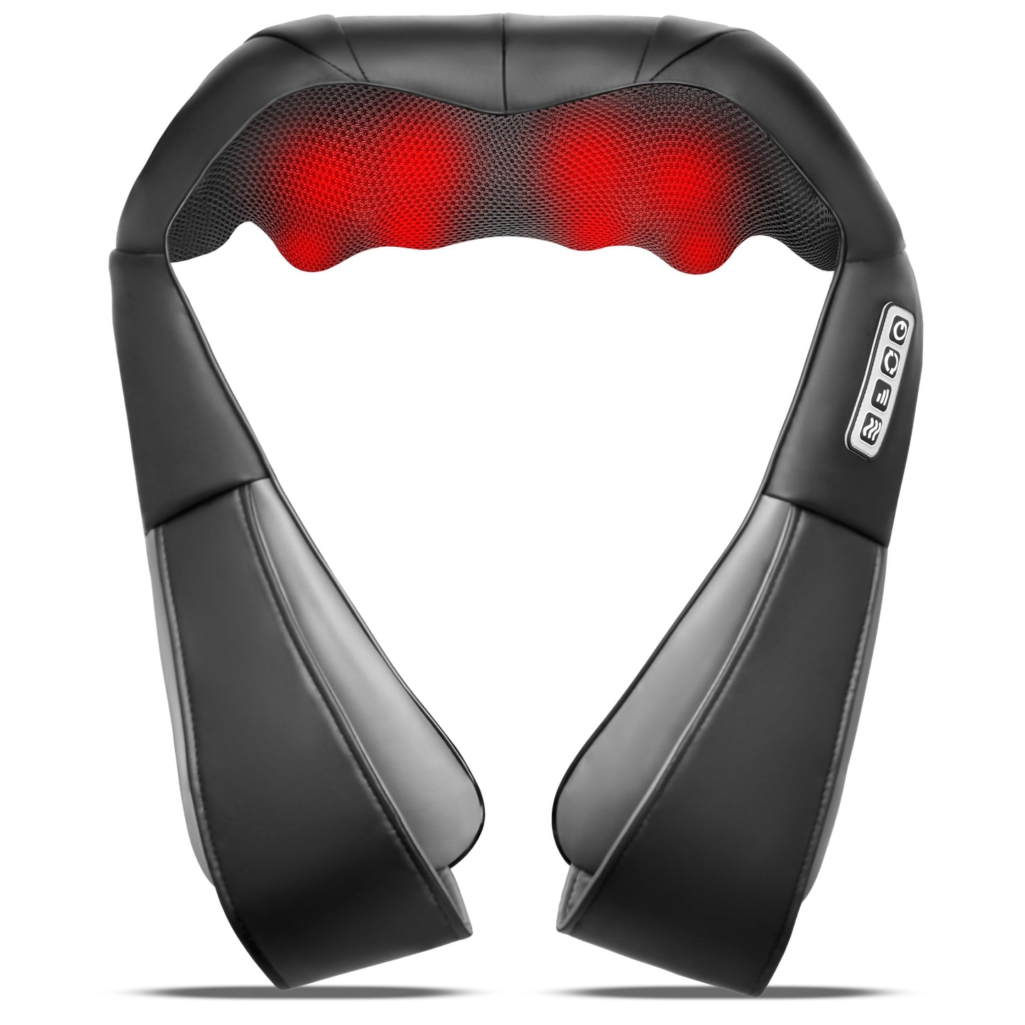 Shiatsu Neck and Back Massager with Heat, Electric Deep Tissue Kneading Neck and Shoulder Massage, Best Gifts for Women Men Mom Dad Mothers Fathers Day Birthday Gift (NOT Cordless)