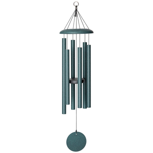 Corinthian Bells 36 Inch Green Large Wind Chimes for Outside, Outdoor Garden Wind Chime with Relaxing Sound, Made in USA