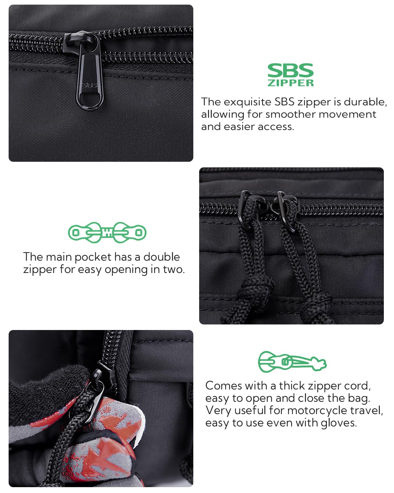 WATERFLY Fanny Pack Waist Packs: Large Crossbody Fanny Packs for Women Men with 5 Zipper Pockets Adjustable Strap Waist Bags Hip Pack for Traveling Cycling Running Hiking