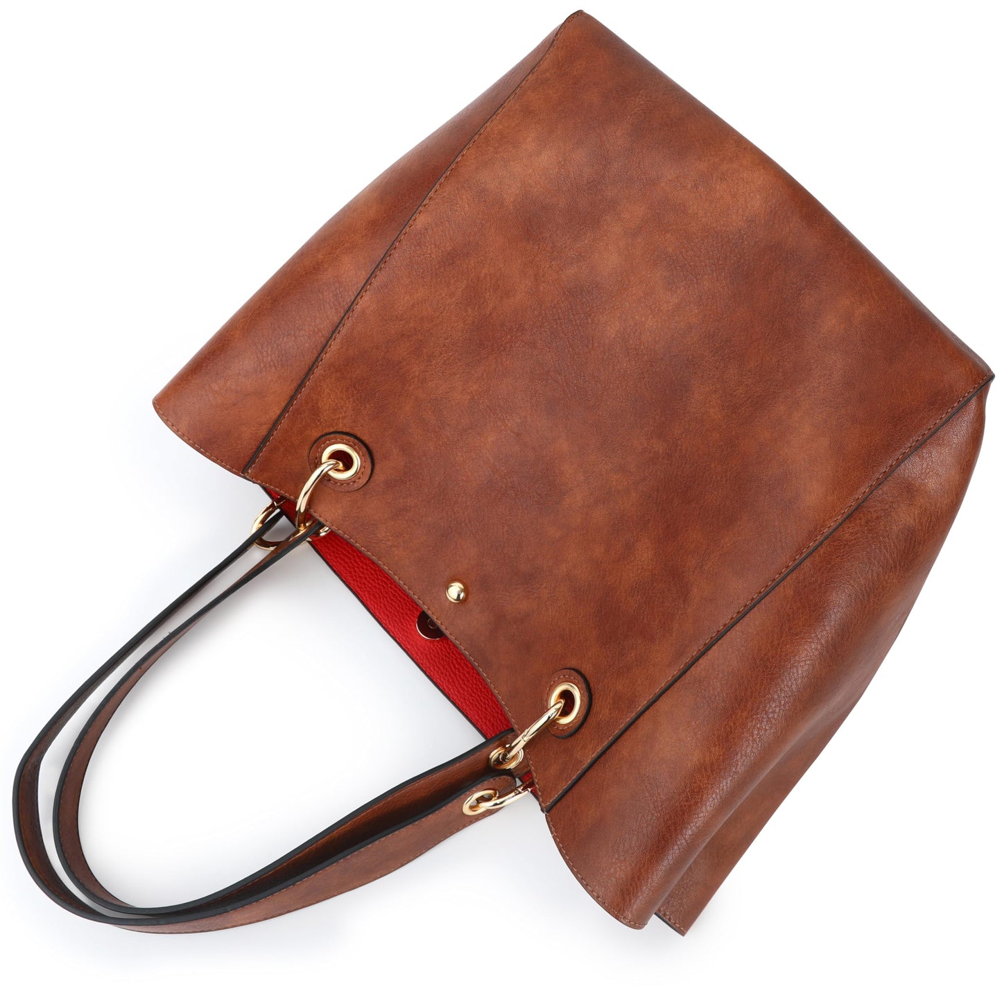 sqlp Large Work Tote Bag for Women Designer Purses and Handbags Big Bucket bags Ladies Travel Crossbody Purse Brown Dark