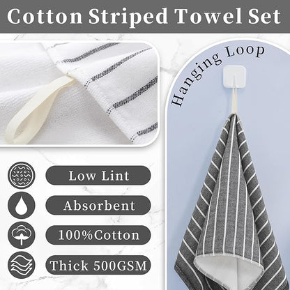 4-Pack Premium Cotton Hand Towels