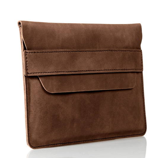 MacBook Air 15 Inch Sleeve — ‘Fernando’ Handmade & Expertly Crafted Luxury MacBook Case — Full Grain Beautifully Stitched Fair Trade Leather — Brown