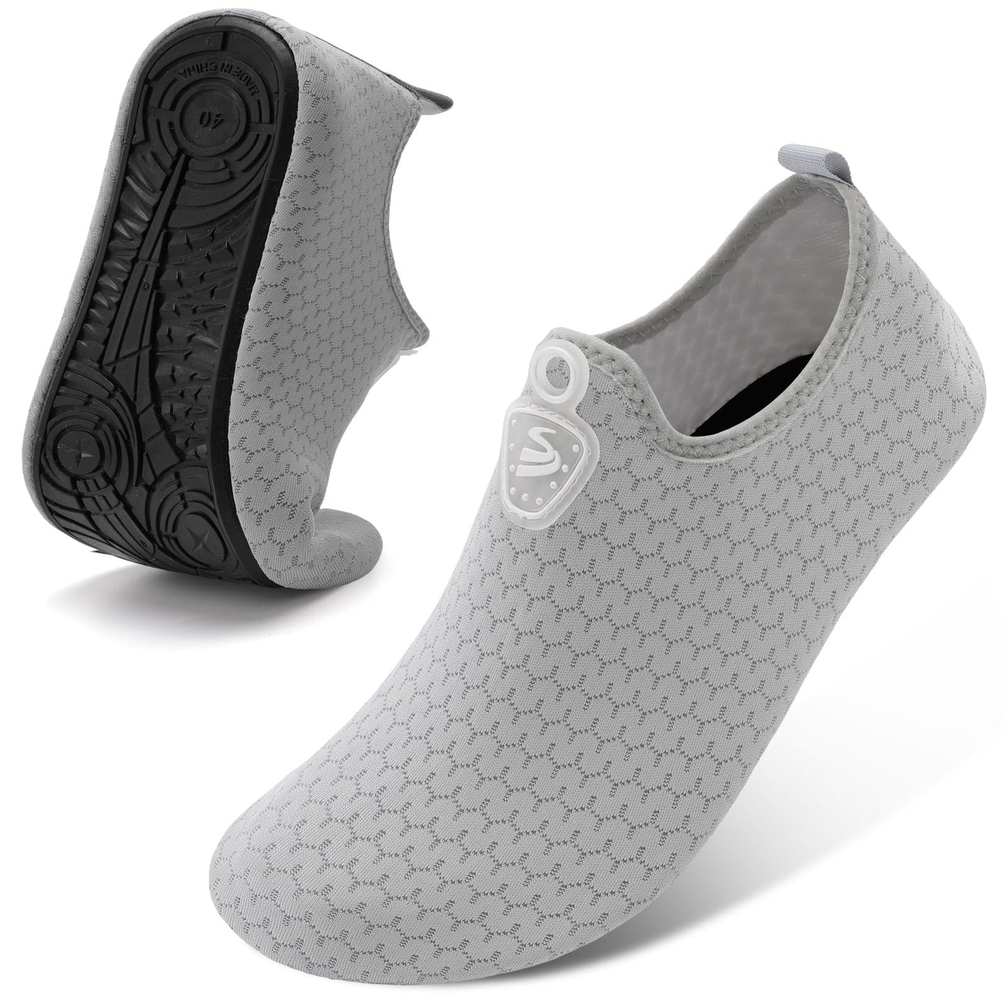 Spesoul Womens Mens Water Shoes Quick Dry Beach Swim Shoes Barefoot Aqua Socks Outdoor Sand Socks for Pool River 7-8 Women/5.5-6.5 Men