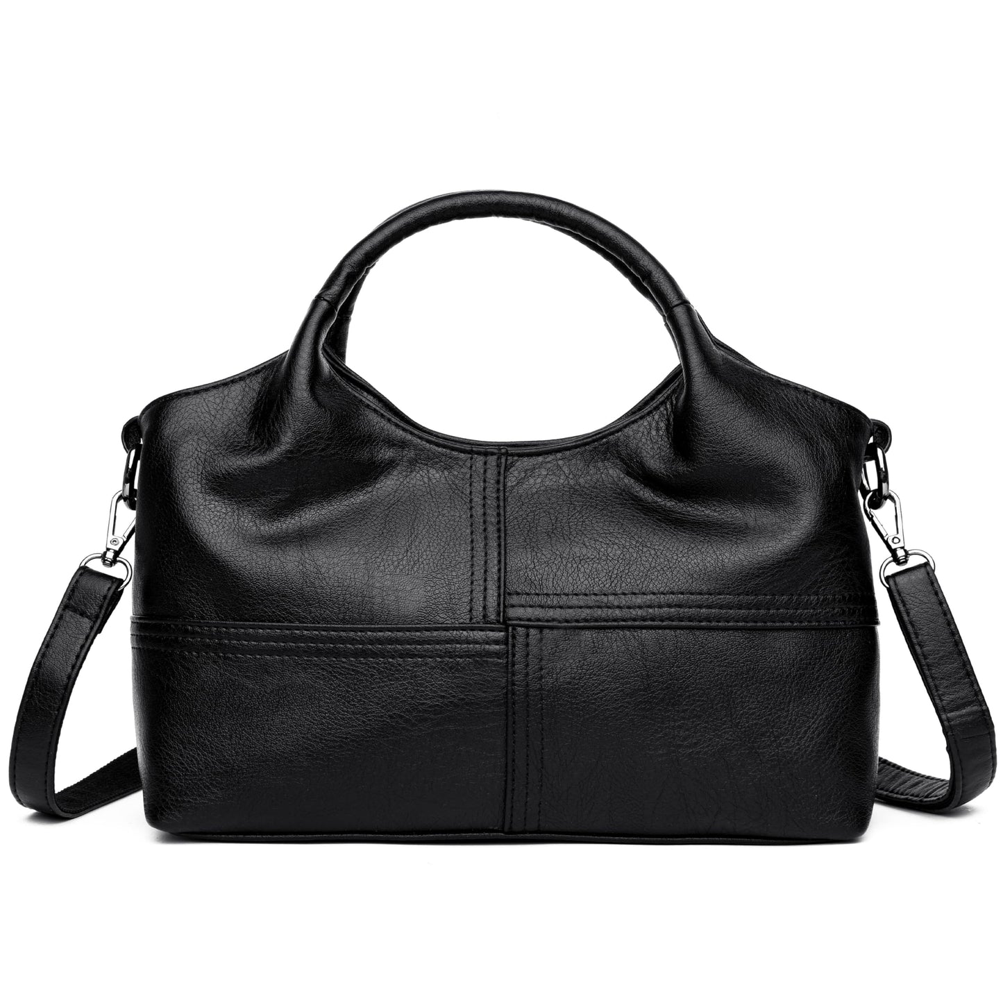 FSD. WG Leather Shoulder Bags Purses and Handbags for Women Top Handle Tote Satchel Ladies Hobo Bags