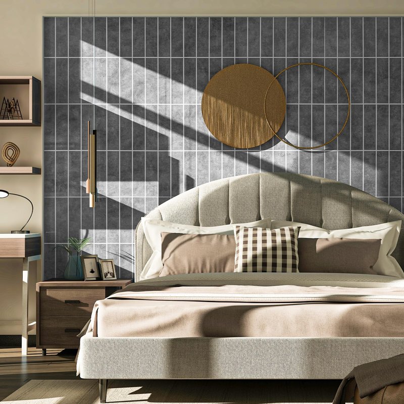 Art3d 10-Sheet Faux Marble Peel and Stick Backsplash Tile for Kitchen Wall Bathroom Countertops, 11.4 inch x 9.1 inch Stick-on Glazed-Ceramic Finish Resist to Water, Heat and Scratches, Ash Grey