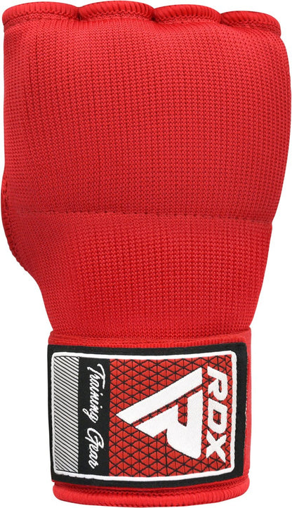 RDX Training Boxing Inner Gloves Hand Wraps MMA Fist Protector Bandages Mitts,Red,Small