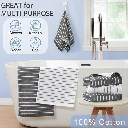 4-Pack Premium Cotton Hand Towels