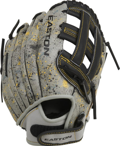 Easton | HAVOC Baseball Glove | Right Hand Throw | 11" - Pro H-Web | Grey/Black/Yellow