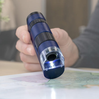 Carson Pocket Micro 20x-60x LED Pocket Microscope Handheld STEM Toy (MM-450)
