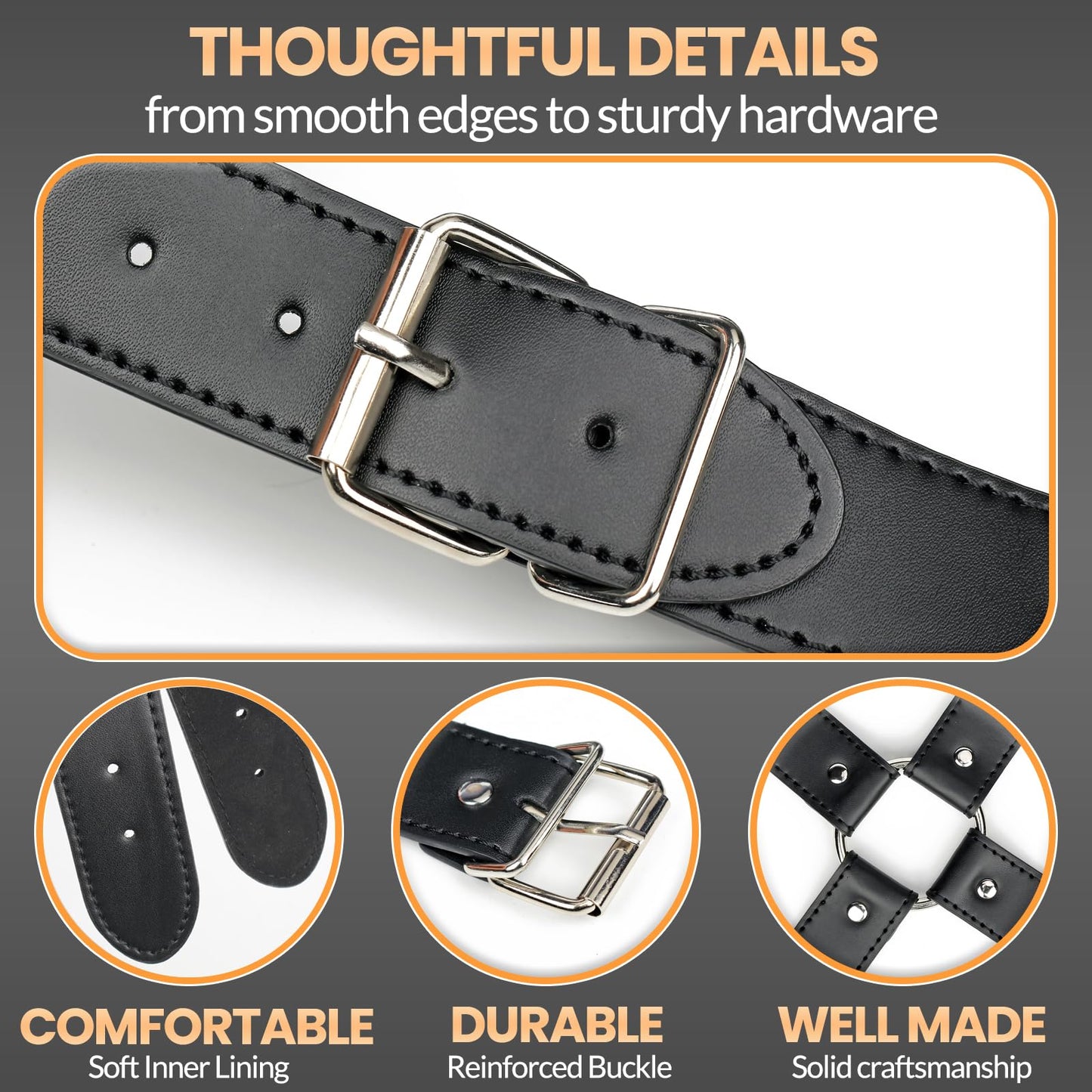 Men's X-Strap Chest Harness with Rivets, Adjustable PU Leather Body Harness Belt for Punk Cosplay, Muscle Show Clubwear Nightclub Stage Party Outfits X023