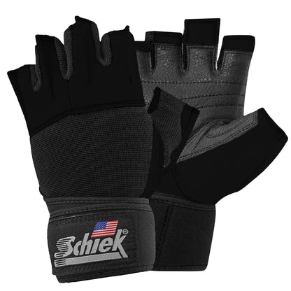 Schiek Sports 530 Platinum Lifting Gloves with Gel Pad - Weightlifting Gloves for Women and Men