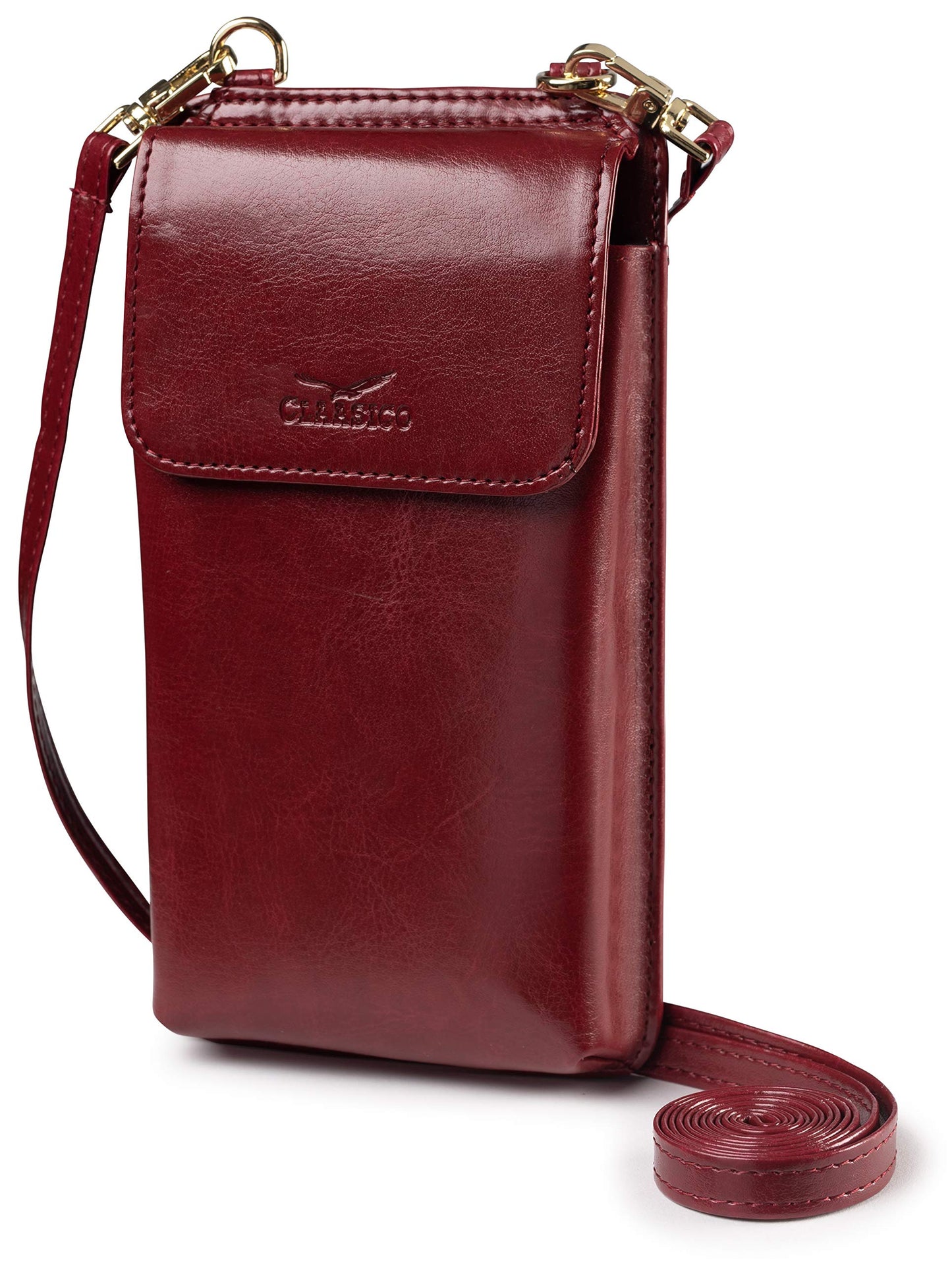 Claasico Crossbody Phone Purse for Women – RFID Phone Case Wallet w/Magnetic Closure & Separate Zipper Pocket Crossbody Bag