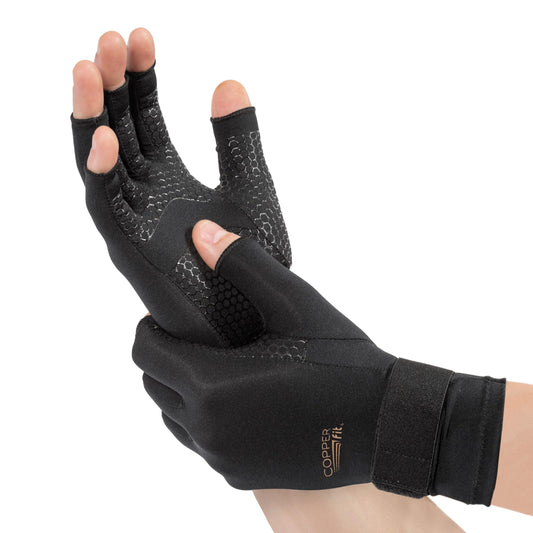 Copper Fit Standard Hand Relief, Black, Small/Medium