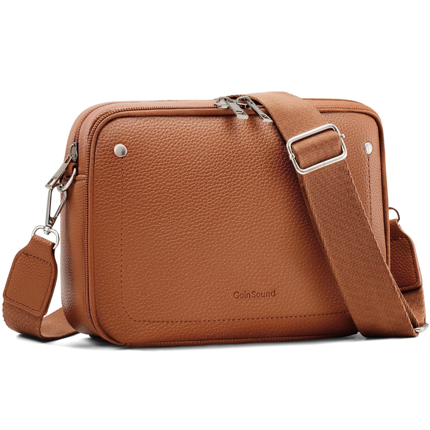 Goinsound Womens Crossbody Purse with Wide Strap Shoulder Handbags with Adjustable Strap and Rfid Card Slots