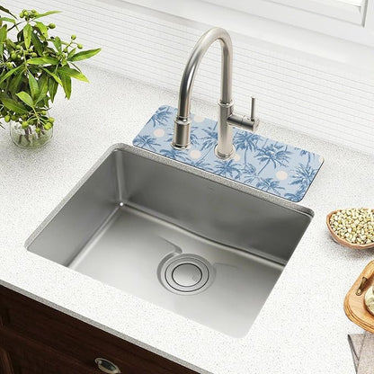 Kitchen Sink Splash Guard 1 PC 14.7 Inch Sink Faucet Mat Splash Guard