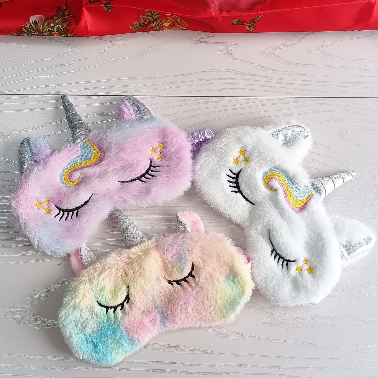 Cute Animal Sleeping Mask Soft Plush Blindfold Cute Rabbit Panda Koala Eye Cover Eyeshade for Kids Teens Girls Women (Flamingo)