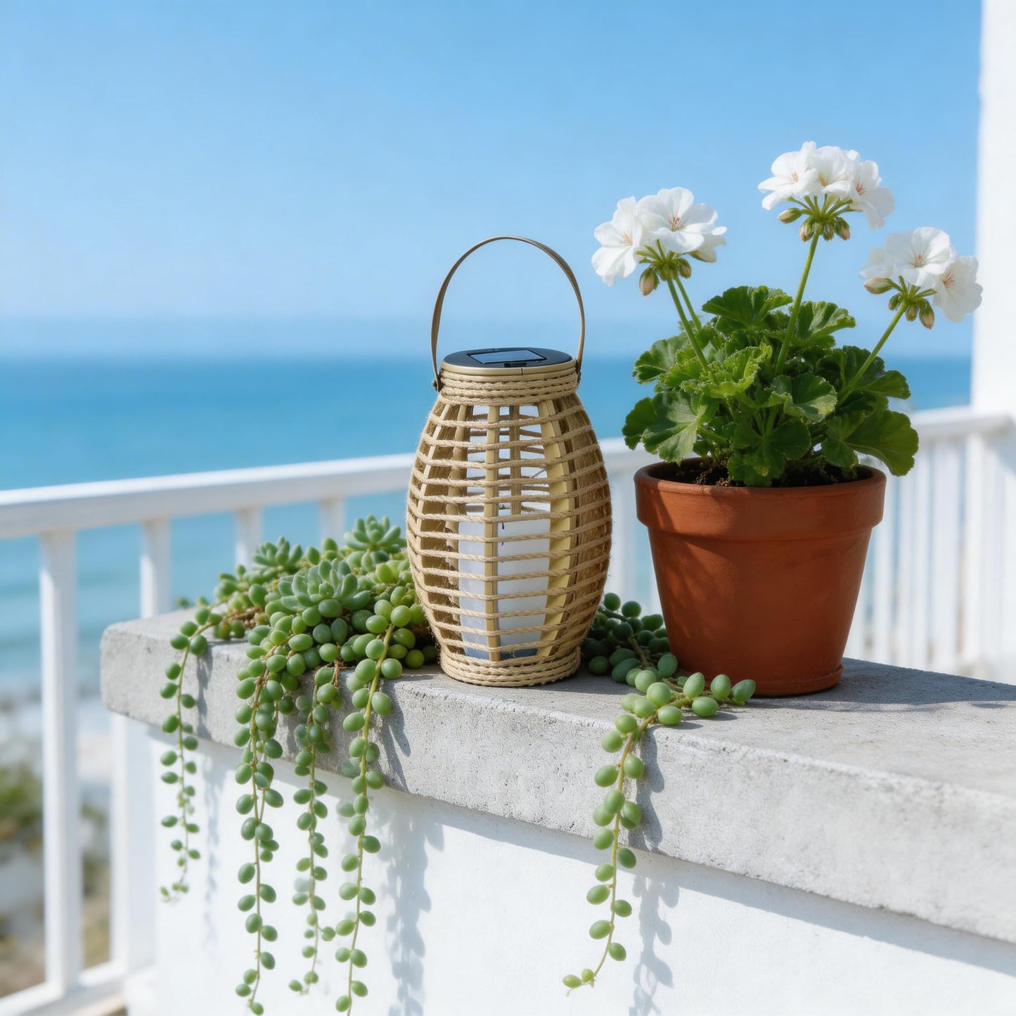 Solar Lanterns Outdoor Waterproof, Olive-Shaped Solar Lantern with Handle, Dusk to Dawn 6-8Hr Outdoor Lanterns, Hanging & Tabletop Decor for Garden/Patio, Ideal Gift for Outdoor Lovers