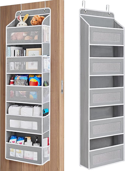 JARLINK Over The Door Organizer Storage, 5 Shelf Hanging Door Organizer
