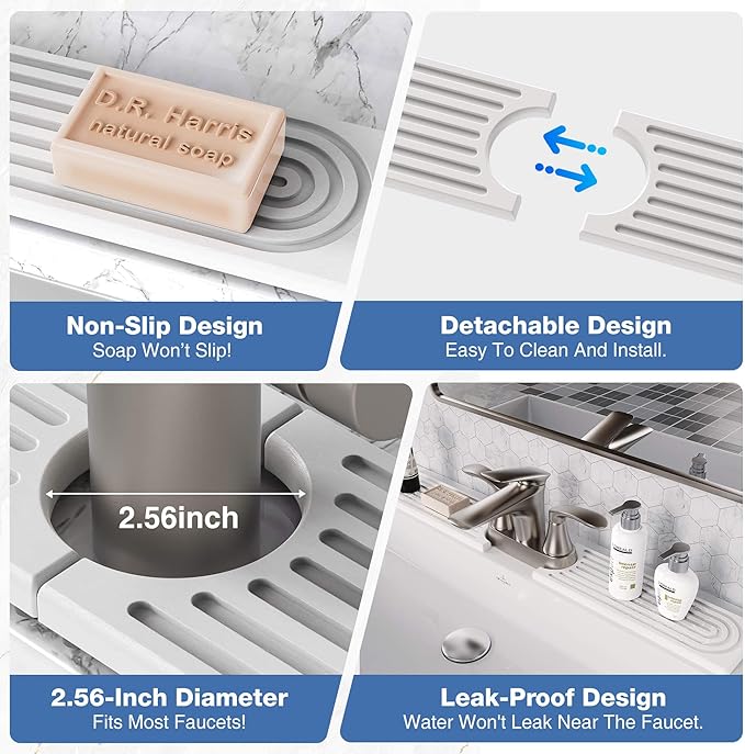 DK177 Diatomite Fast Drying Faucet Mat