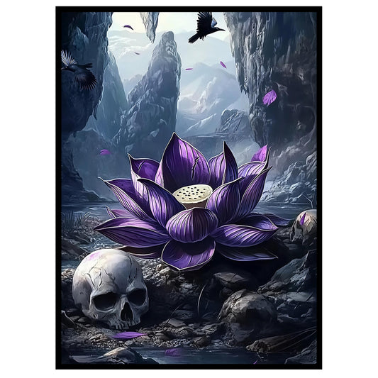 Kabinka MTG Card Sleeves - 100 Standard Size Pack Clear Front & Matte Finish Back with Lotus, Premium Sleeves for Magic The Gathering TCG