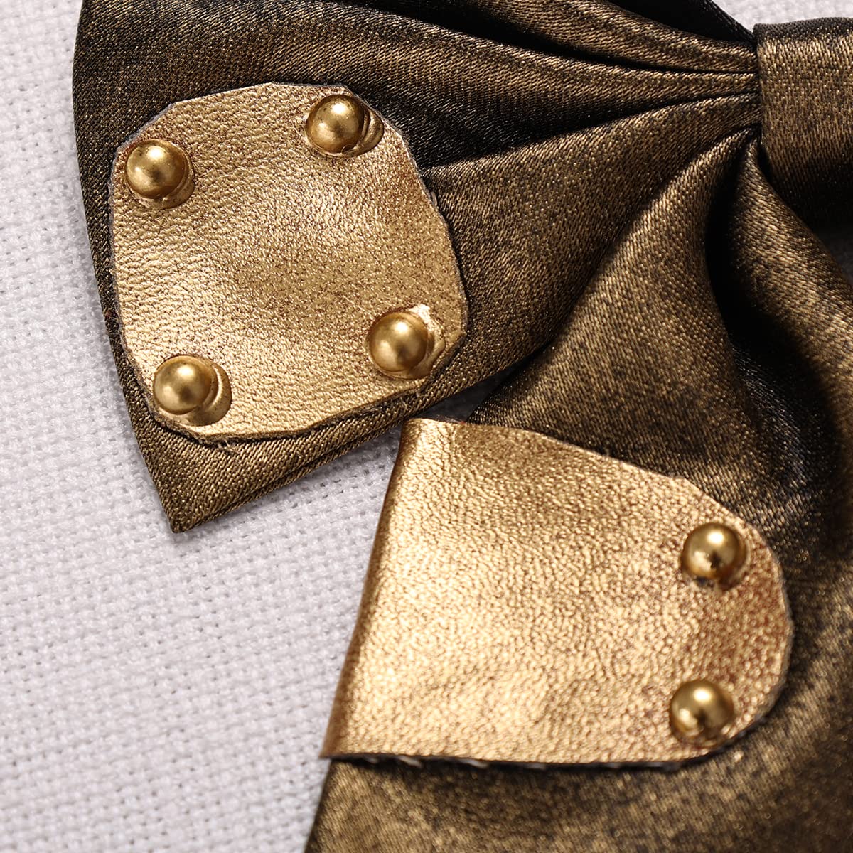 FAD-4U Steampunk Vintage Bow Tie Handmade for Men Gothic Costume Accessory