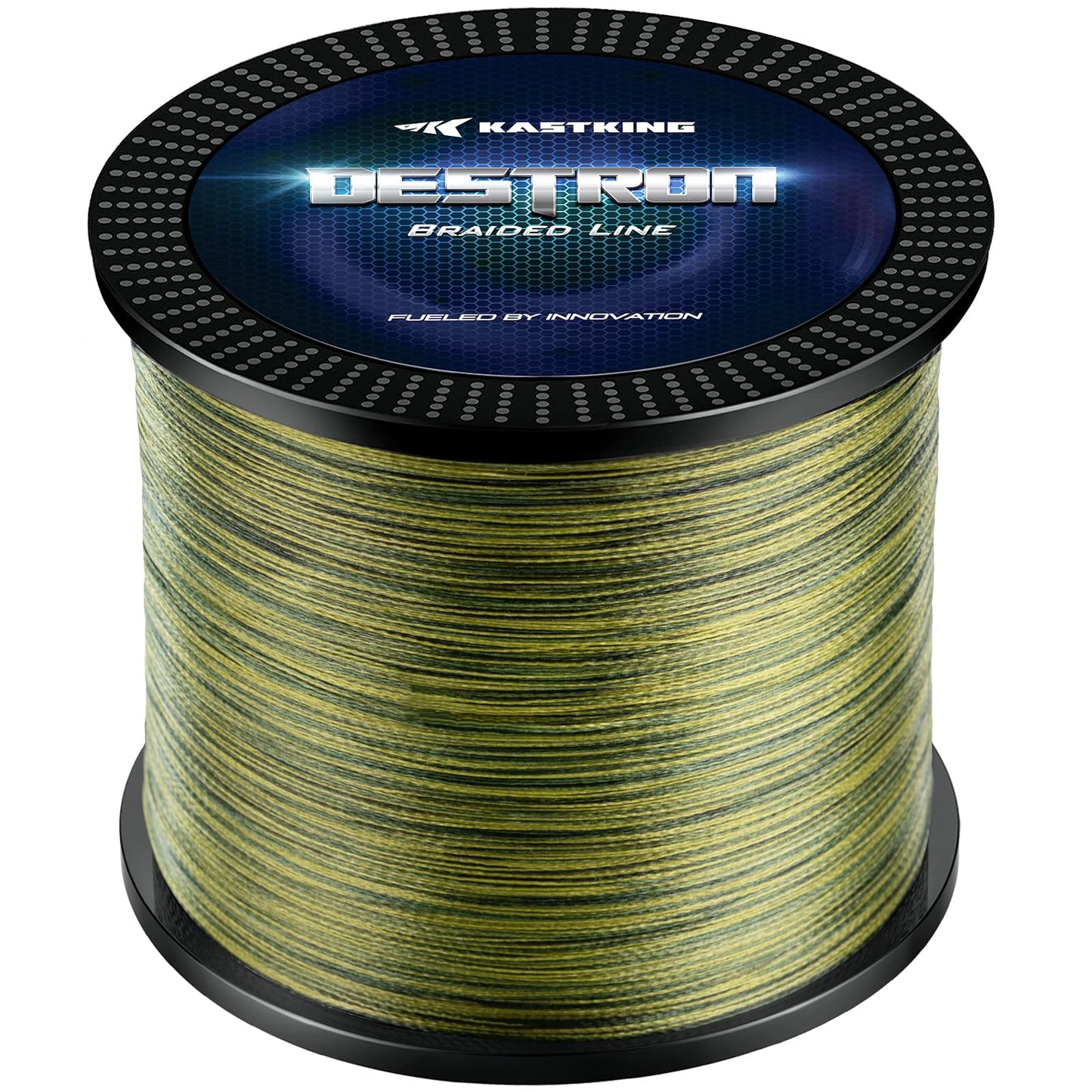 KastKing Destron Braided Fishing Line, Green Algae, 4 Stands, 15LB, 300Yds